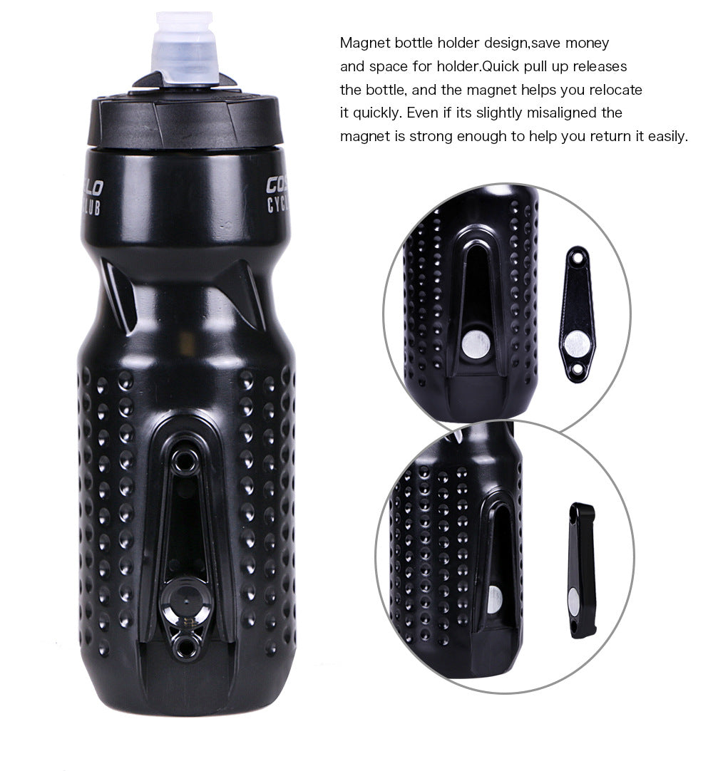 HKM-077203 Magnetic Water Bottle Bike Mount with Quick Release Feature
