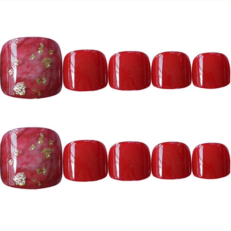 HKM-169875 Nail Art Design Set - 24 Finished Nail Accessories for Creative Styling