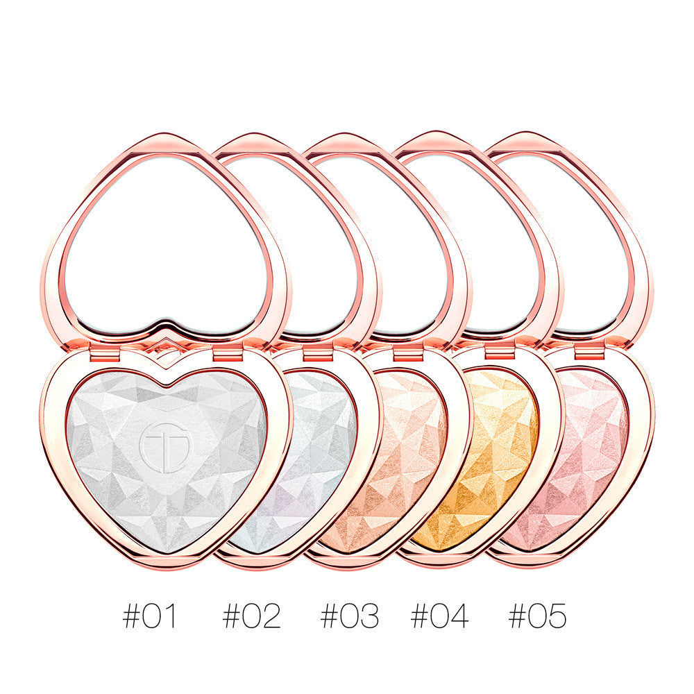 HKM-916371 Heart-Shaped High Gloss Toner Powder for Softening and Brightening