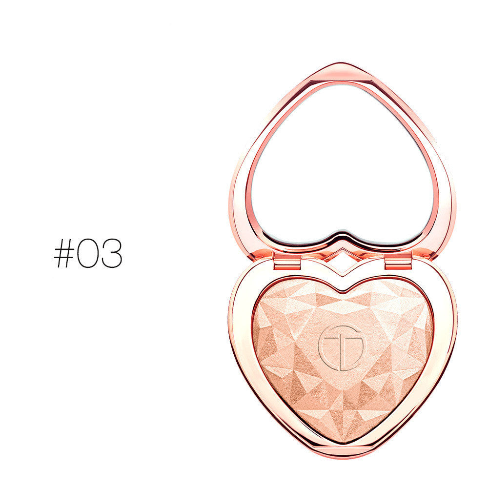 HKM-916371 Heart-Shaped High Gloss Toner Powder for Softening and Brightening
