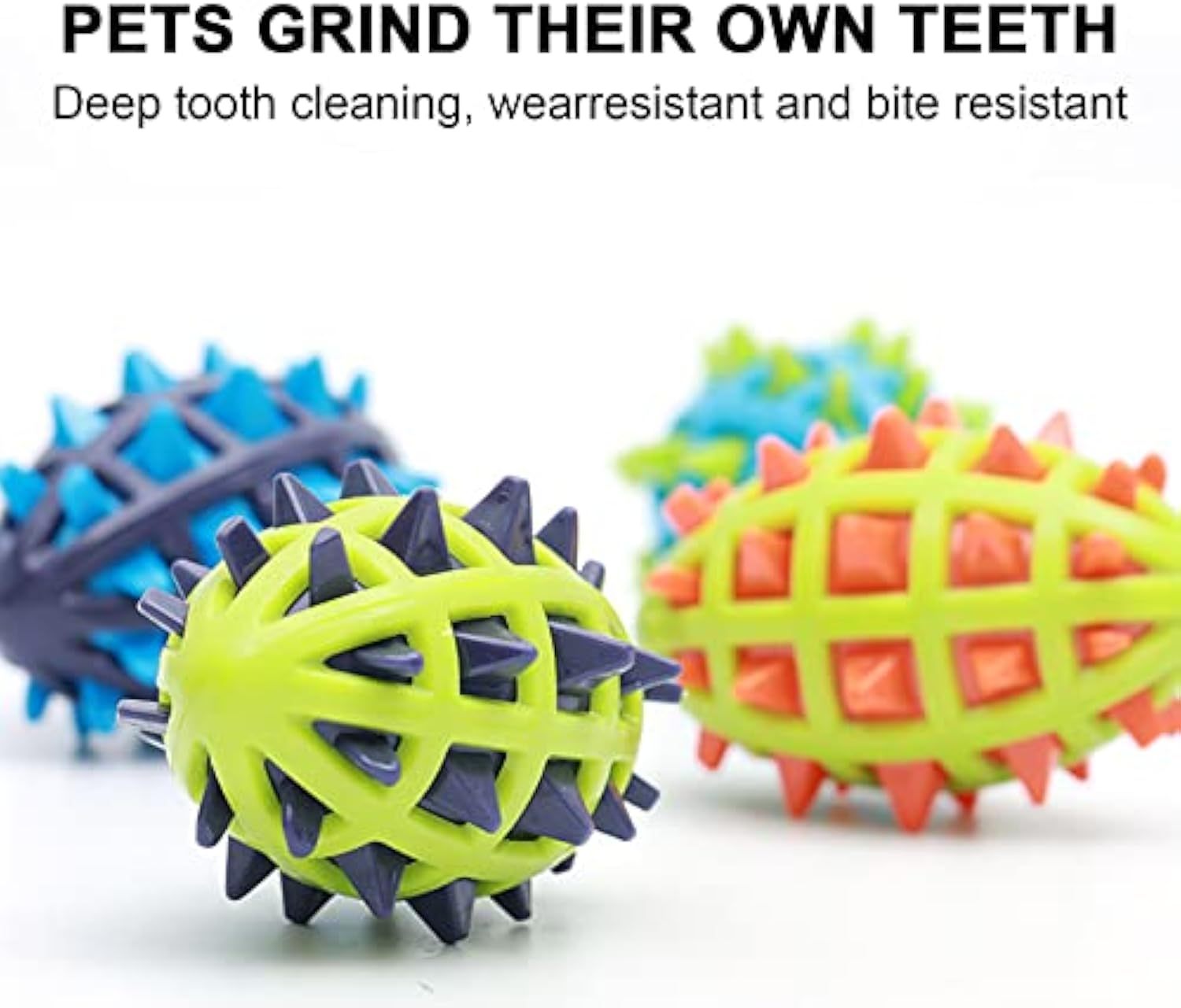 HKM-785427 Durable Interactive Dog Teether Ball for Aggressive Chewers - Promotes Dental Health and Relieves Anxiety