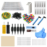 HKM-317843 Professional Tattoo Equipment Set - Complete Tools for Artists - European, British, American, & National Standards Compliance