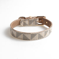 HKM-490707 Exquisite PU Leather Dog Collar in Various Colors and Sizes