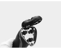 HKM-921811 Three-Head Electric Beard Trimmer with Dual Power Supply and Waterproof Design