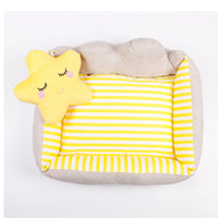 HKM-300307 Cloud Square Nest – Disassemblable Canvas and Cotton Pet Bed, Hand & Machine Washable, Multiple Sizes Available