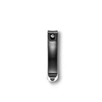 HKM-200339 Folding Portable Nail Clippers Set in Silver and Black - Stainless Steel, Available in Various Sizes