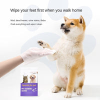 HKM-349779 Pet Deodorizing Bathing Wipes with Coconut Oil for Dogs and Cats - Hypoallergenic Grooming Wipes for Daily Care and Travel