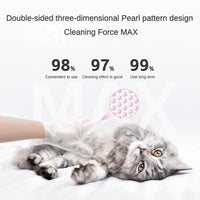 HKM-349779 Pet Deodorizing Bathing Wipes with Coconut Oil for Dogs and Cats - Hypoallergenic Grooming Wipes for Daily Care and Travel
