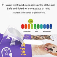 HKM-349779 Pet Deodorizing Bathing Wipes with Coconut Oil for Dogs and Cats - Hypoallergenic Grooming Wipes for Daily Care and Travel