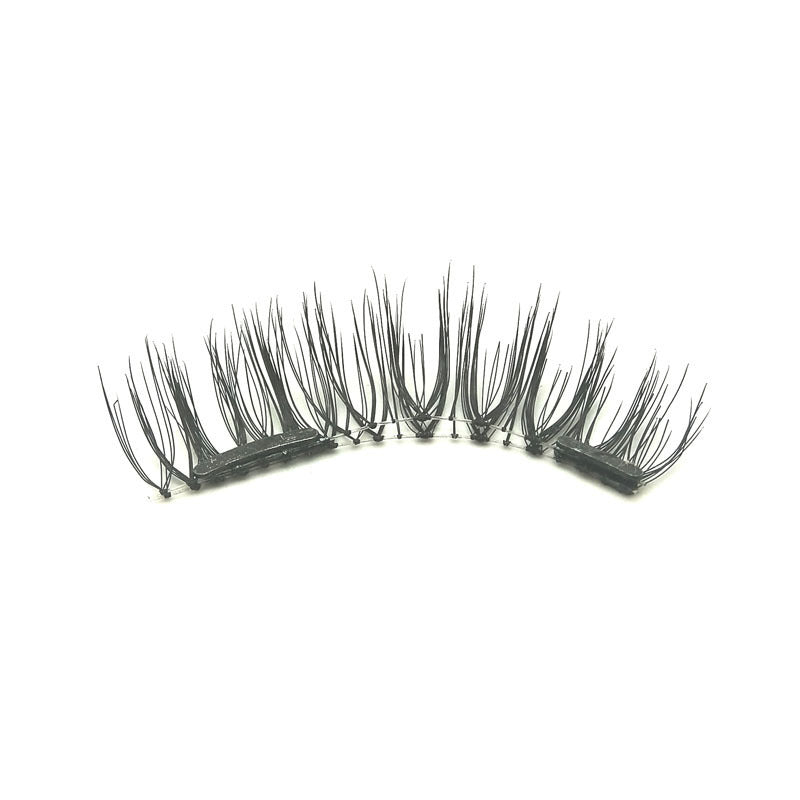 HKM-829587 Magnetic False Eyelash Set with Tweezers - No Glue Needed, Natural and Thick Options