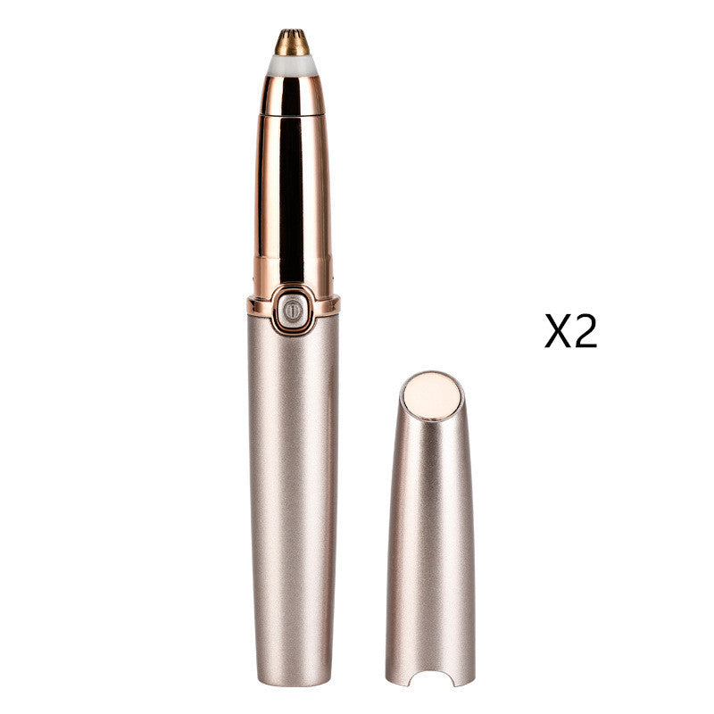 HKM-920659 Portable Electric Eyebrow Repairer with Washable Cutter Head and Stylish Design