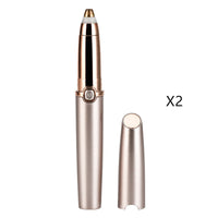 HKM-920659 Portable Electric Eyebrow Repairer with Washable Cutter Head and Stylish Design