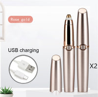HKM-920659 Portable Electric Eyebrow Repairer with Washable Cutter Head and Stylish Design