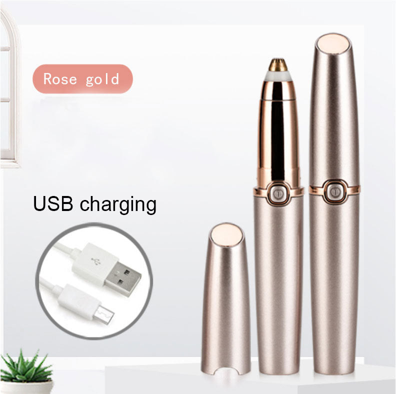 HKM-920659 Portable Electric Eyebrow Repairer with Washable Cutter Head and Stylish Design