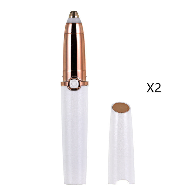 HKM-920659 Portable Electric Eyebrow Repairer with Washable Cutter Head and Stylish Design