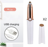 HKM-920659 Portable Electric Eyebrow Repairer with Washable Cutter Head and Stylish Design
