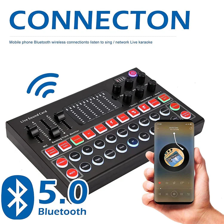 KTX-490067 M9 Studio Audio Interface for Recording, Karaoke, and Live Broadcasting