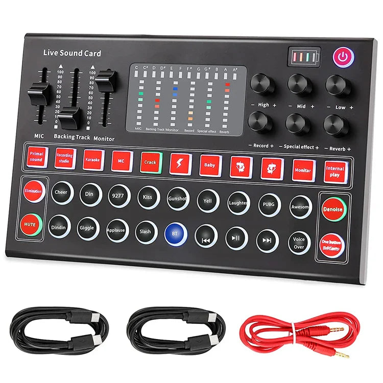 KTX-490067 M9 Studio Audio Interface for Recording, Karaoke, and Live Broadcasting