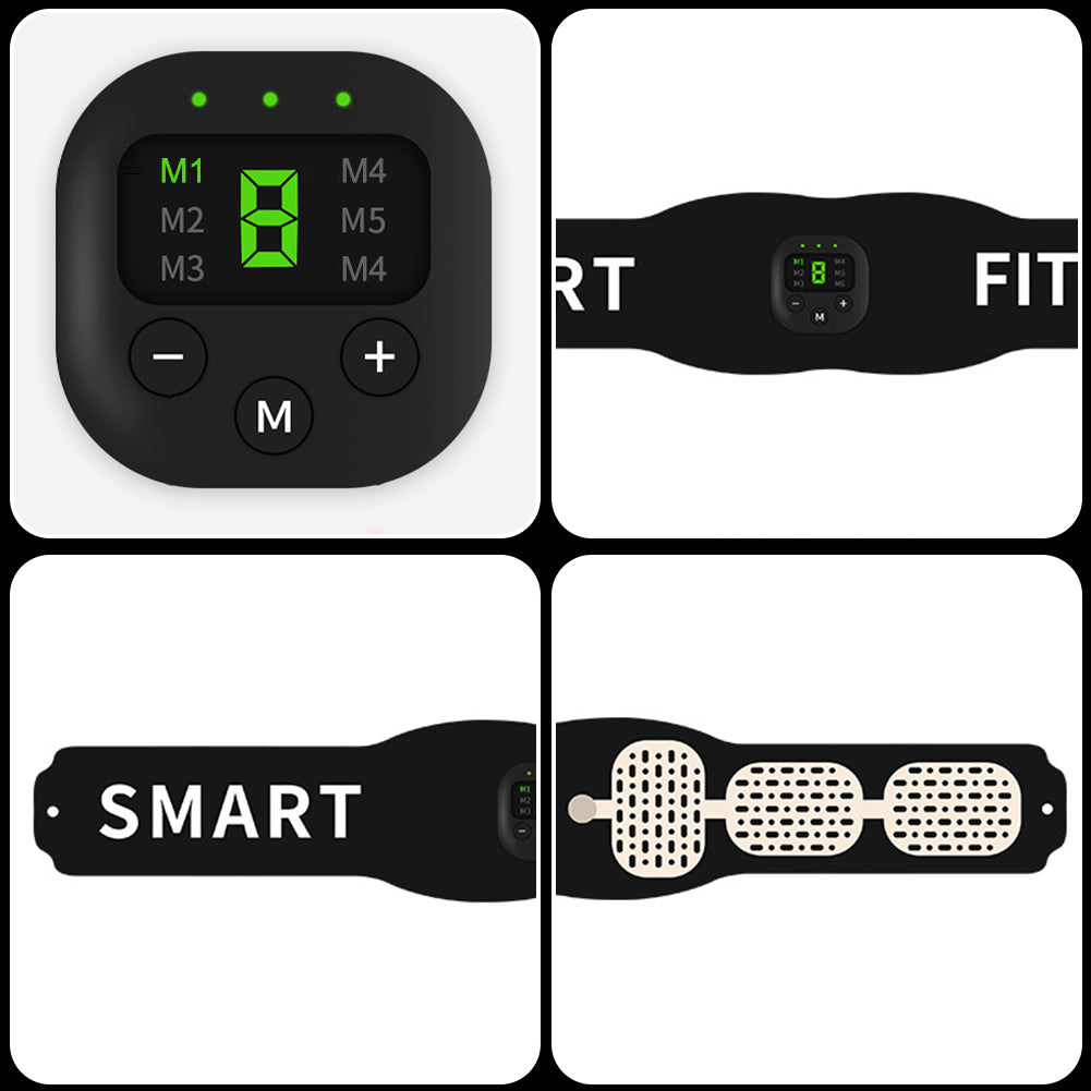 HKM-968211 Home Training Abdominal Muscle Fitness Equipment with Adjustable Belt and Stickers for Effective Workouts