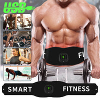 HKM-968211 Home Training Abdominal Muscle Fitness Equipment with Adjustable Belt and Stickers for Effective Workouts