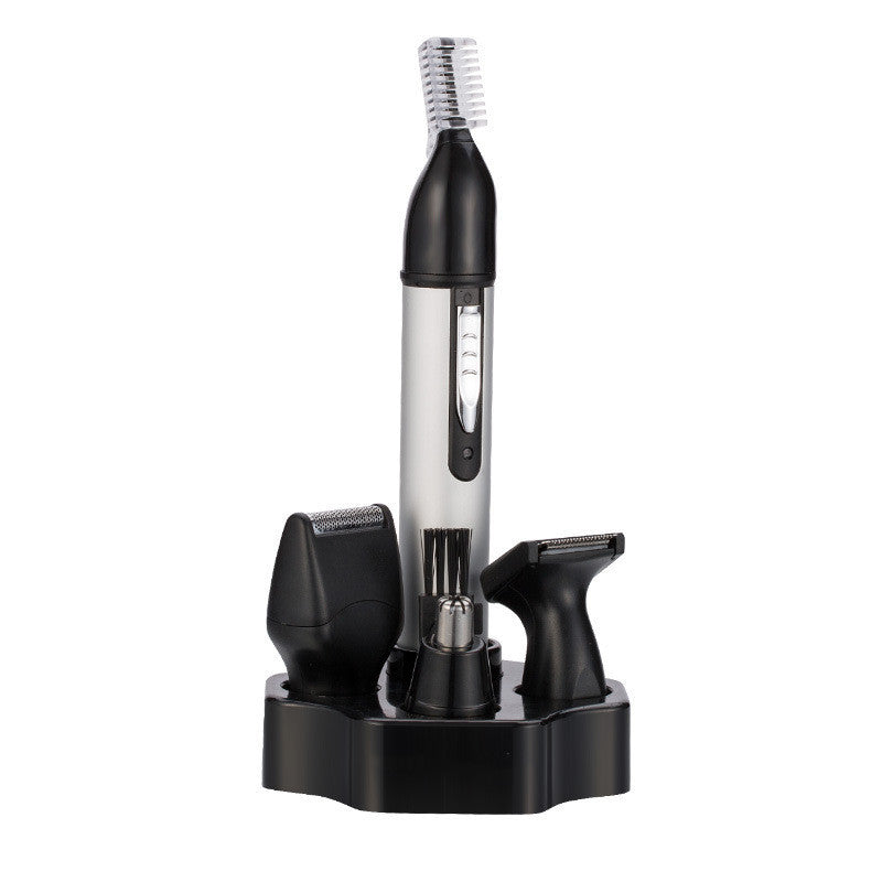 HKM-968595 Men's Electric Nose Hair Trimmer with USB Charging, Multi-Functional Grooming Kit for Eyebrow, Sideburns, and Nose Hair