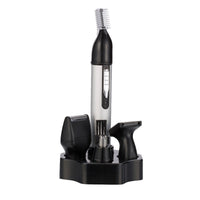HKM-968595 Men's Electric Nose Hair Trimmer with USB Charging, Multi-Functional Grooming Kit for Eyebrow, Sideburns, and Nose Hair