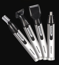 HKM-968595 Men's Electric Nose Hair Trimmer with USB Charging, Multi-Functional Grooming Kit for Eyebrow, Sideburns, and Nose Hair