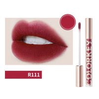 HKM-253267 Airy Lightweight Matte Lip Glaze in Apricot Peach - Smooth Color Lock Formula