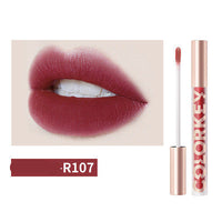 HKM-253267 Airy Lightweight Matte Lip Glaze in Apricot Peach - Smooth Color Lock Formula