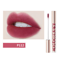 HKM-253267 Airy Lightweight Matte Lip Glaze in Apricot Peach - Smooth Color Lock Formula