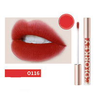 HKM-253267 Airy Lightweight Matte Lip Glaze in Apricot Peach - Smooth Color Lock Formula