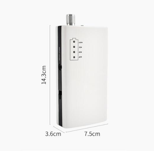 HKM-557331 Rechargeable Electric Nail Polisher US805 - Nail Surface Grinding & Trimming Tool Set in Elegant White