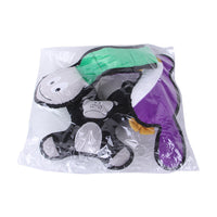 HKM-664723 Pet Plush Bite Resistant Voice Toys - 3-Piece Snake, Parrot, Orangutan Set in Black, Green, and Purple