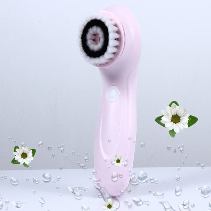 HKM-803603 Rechargeable Facial Cleansing Device with Adjustable Dual-Frequency Rotation and Waterproof Design