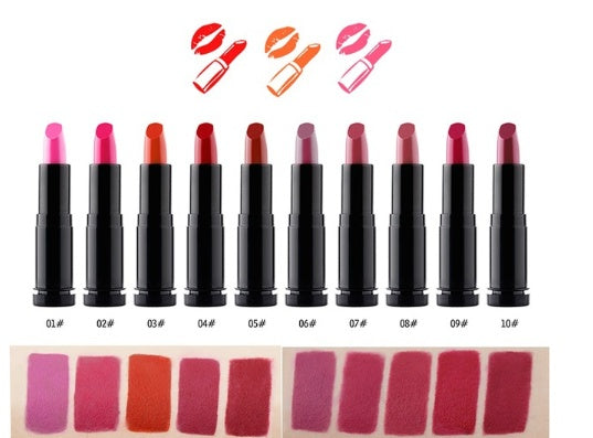 HKM-481491 Long-lasting Waterproof Moisturizing Lipstick - Easy Application, Non-Staining Formula