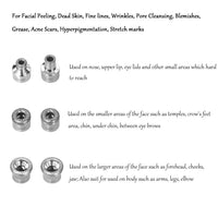 HKM-949971 Portable Rechargeable Handheld Exfoliating Skinning Machine with Diamond Tips and Negative Pressure Function