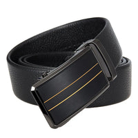 HKM-061587 Men's Automatic Buckle Belt - Adjustable Stylish Strap for Everyday Wear