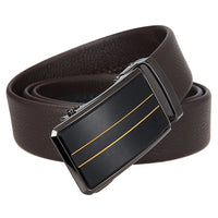 HKM-061587 Men's Automatic Buckle Belt - Adjustable Stylish Strap for Everyday Wear
