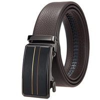 HKM-061587 Men's Automatic Buckle Belt - Adjustable Stylish Strap for Everyday Wear