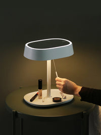 HKM-438547 Portable Foldable LED Makeup Mirror with Touch Control, Ideal for Home and Travel