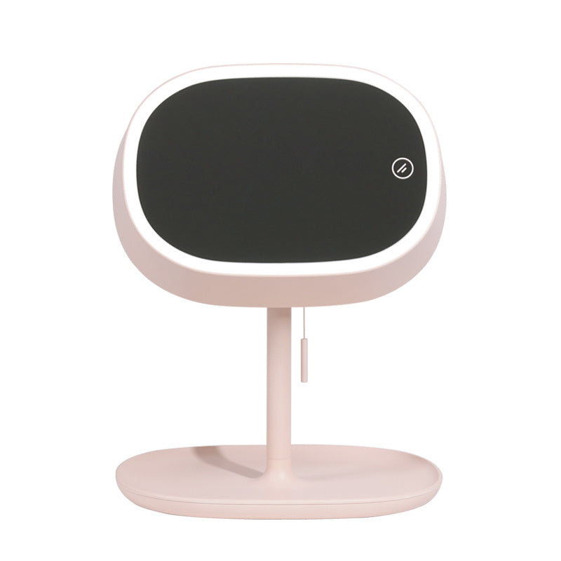 HKM-438547 Portable Foldable LED Makeup Mirror with Touch Control, Ideal for Home and Travel