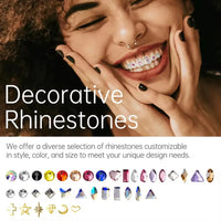 HKM-096275 Shimmering Dental Teeth Gems for Stunning Smile Enhancement