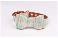 HKM-158739 Aminger Adjustable PU Bow Collar - Small, Medium, Large Options Available