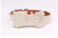 HKM-158739 Aminger Adjustable PU Bow Collar - Small, Medium, Large Options Available