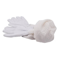HKM-169299 Sheepskin Anti-Bee Gloves with Three-Layer Breathable Mesh Protection