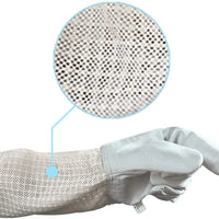 HKM-169299 Sheepskin Anti-Bee Gloves with Three-Layer Breathable Mesh Protection
