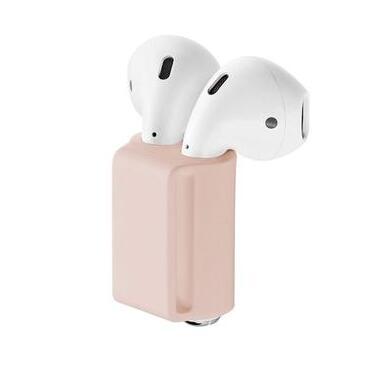 KTX-785107 AirPods Silicone Holder Strap Compatible with Apple Watch - Anti-Lost, Durable, Lightweight Design for Active Lifestyle