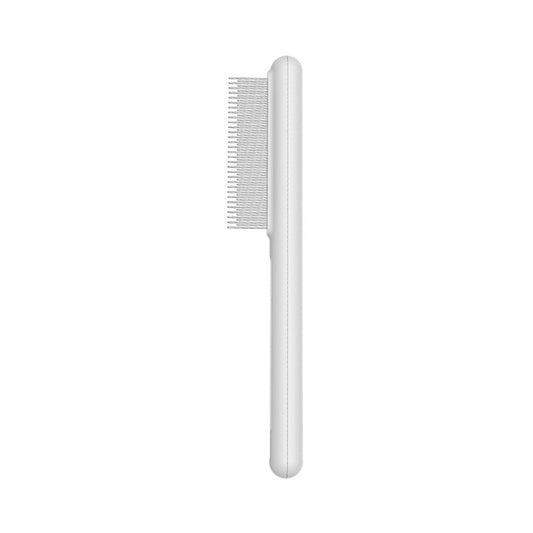 HKM-544403 Durable Stainless Steel Cat Comb with Rounded Teeth for Easy Grooming and Flea Removal for All Coat Types