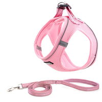 HKM-121683 Lightweight Reflective Dog Chest Harness and Leash Set for All Breeds