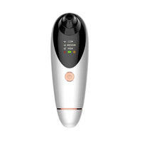 HKM-831251 Multi-Function Beauty Instrument with Heat, Vibration, and Vacuum Suction in Black and White
